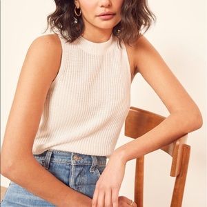 Reformation Lilac Top